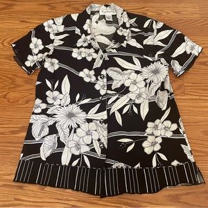 Vintage floral button down shirt